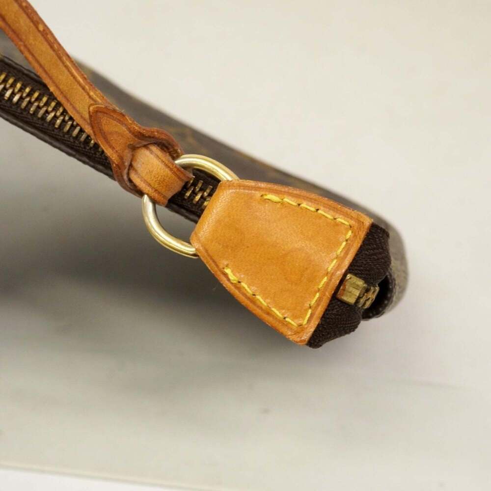 LOUIS VUITTON Brown Monogram Pochette Pouch - Picture 8 of 12